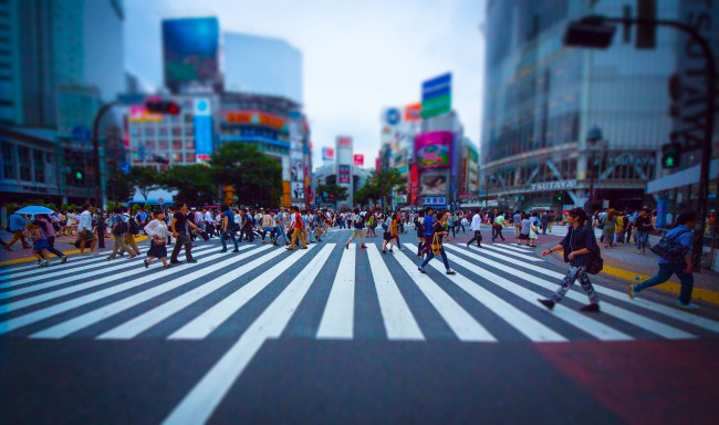 渋谷スクランブル交差点